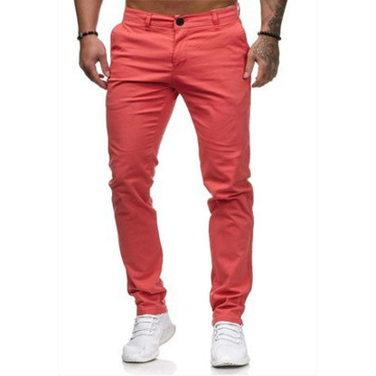 Chic and Style slim-fit chino pants for men