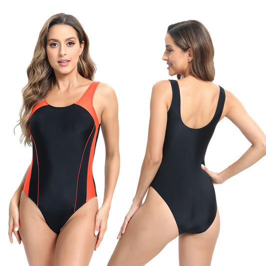 Maillot de bain sportif pour femmes avec dos nageur et design sculptant Chic und Stil