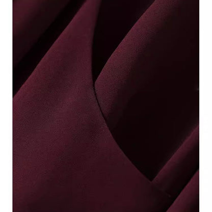 Blouse en chiffon fluide élégante pour femmes avec détail de nœud Chic und Stil