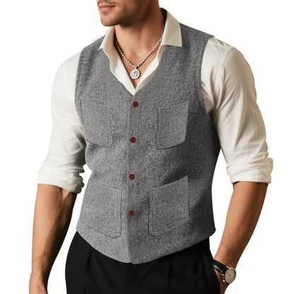 Gilet multifonctionnel pour hommes avec poches pratiques Chic und Stil