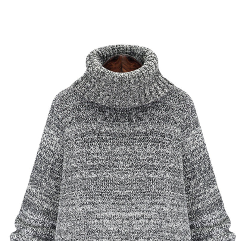 Robe tricot femme avec col haut et coupe décontractée Chic und Stil