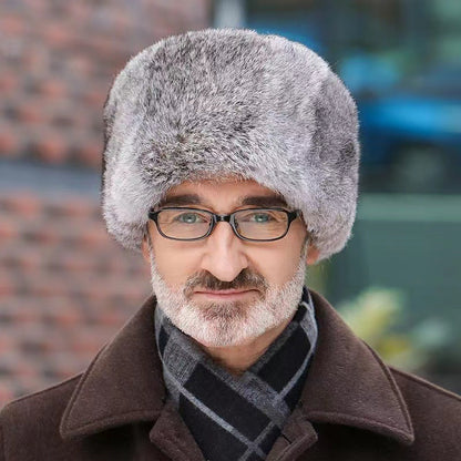 Chapeau en fourrure pour hommes avec protection des oreilles Chic und Stil