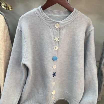 Femme pull en tricot ludique Chic und Stil