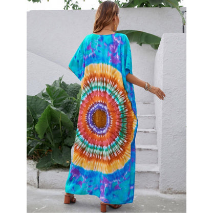Femmes Bohemian robe de plage en drap de papillon Chic und Stil