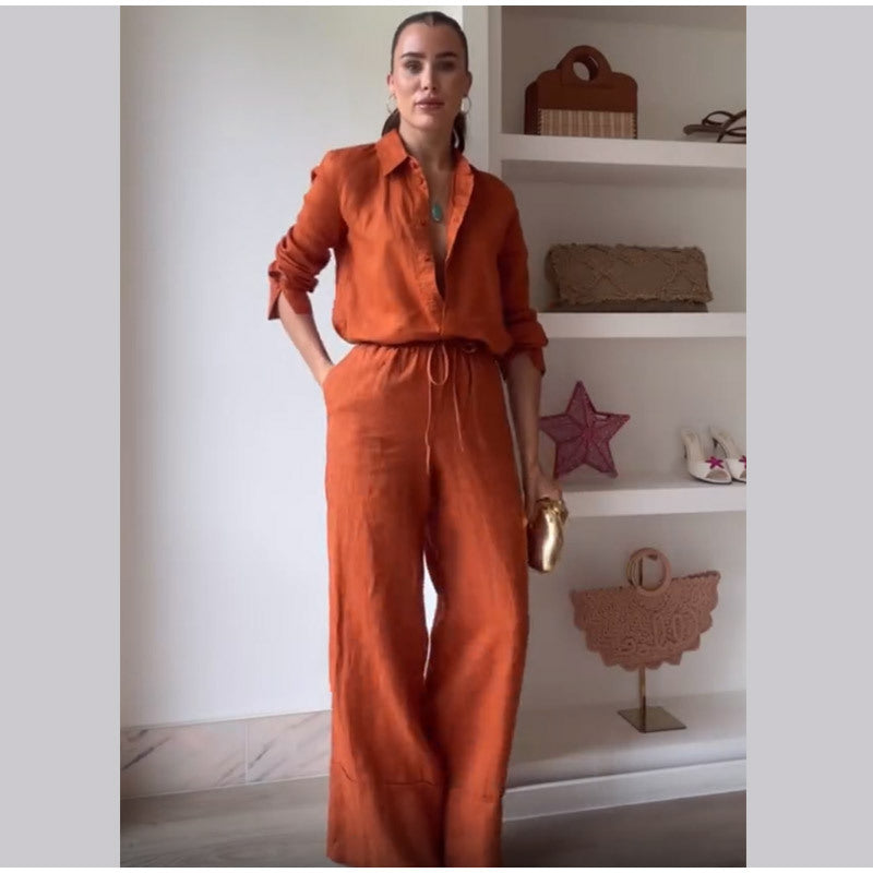 Dames décontracté combinaison dans un look casual élégant Chic und Stil