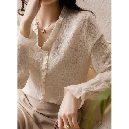 Jupe en laine A-line ajustée pour femmes Chic und Stil