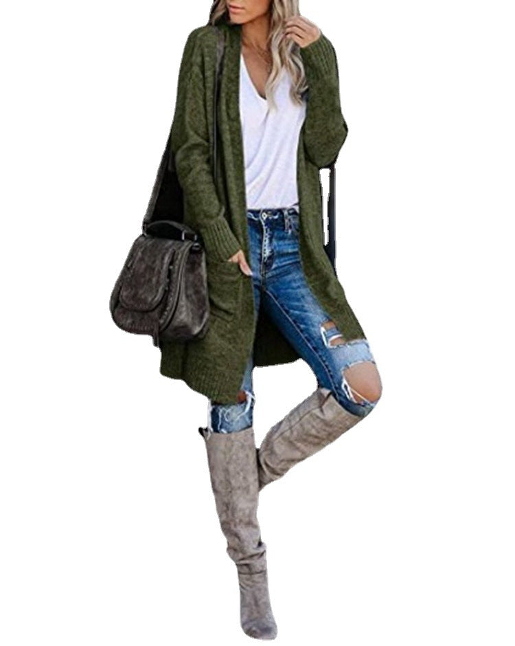 Cardigan tricot décontracté pour femmes avec poches profondes et design ouvert Chic und Still