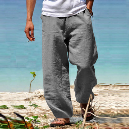 Comfortable casual pants for men with adjustable waist Chic and Style