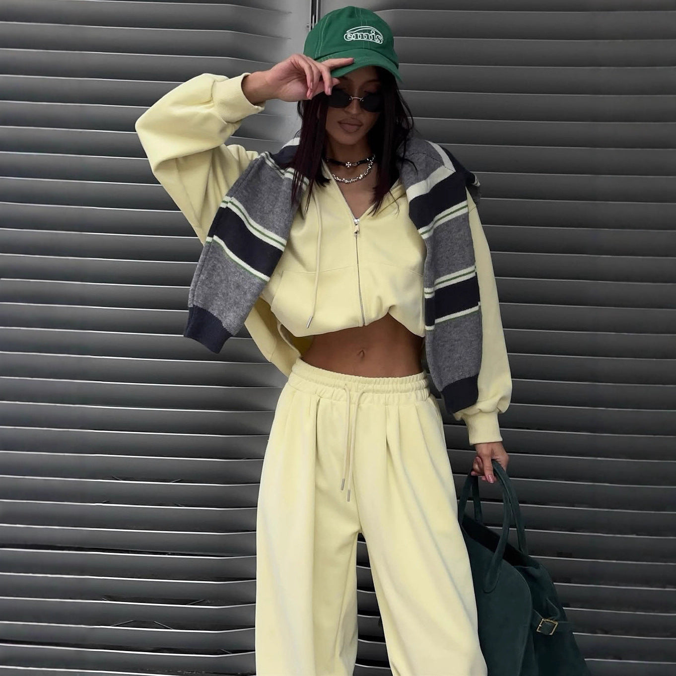 Dames confortable et décontracté ensemble de hoodie Chic und Stil