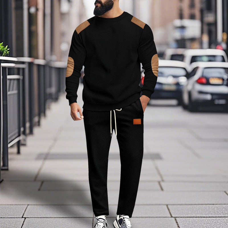 Men's chic and stylish sweatshirt and jogger pants set