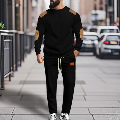 Men's chic and stylish sweatshirt and jogger pants set