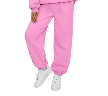 Ladies comfortable pleated pants with elastic waist Chic and Style