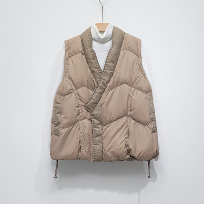 Dames gilet réversible d'hiver avec coupe décontractée Chic und Stil