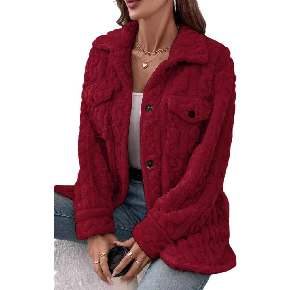 Women's pullover in soft polar quality Chic und Stil