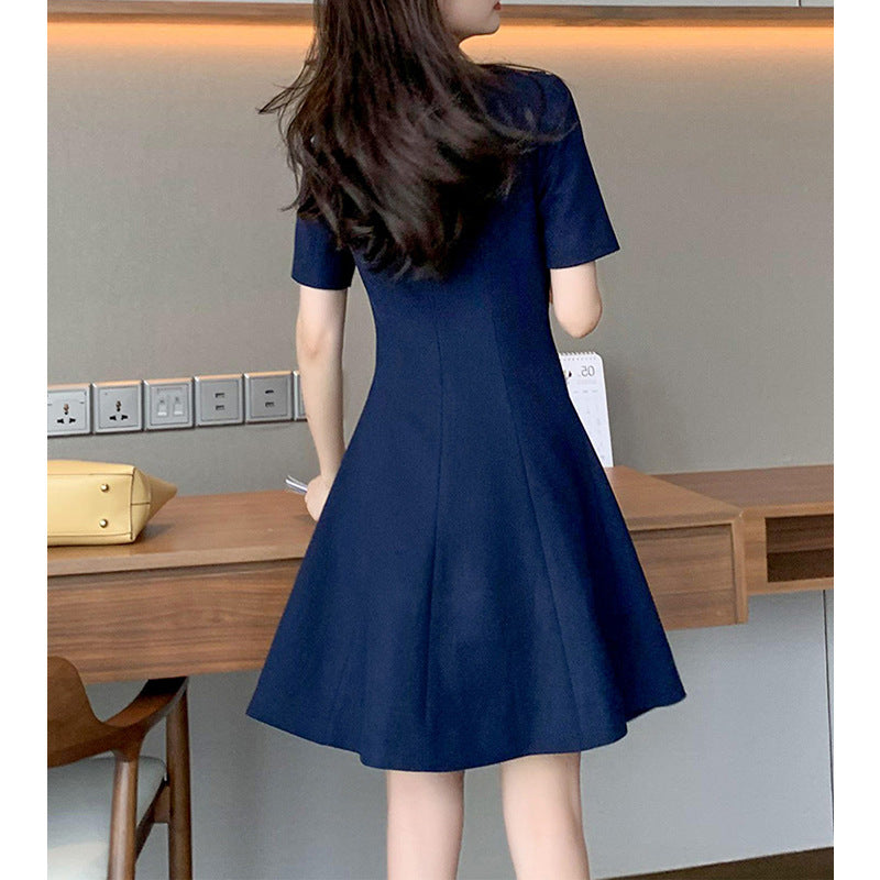 Robe A-Ligne Boutonnée pour Femmes Chic und Stil