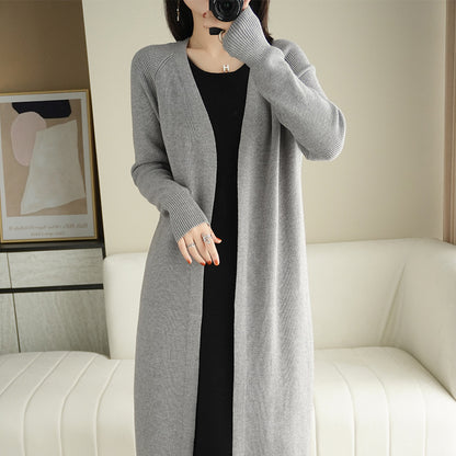 Cardigan en tricot décontracté pour femmes avec des mailles ouvertes et une coupe décontractée Chic und Stil