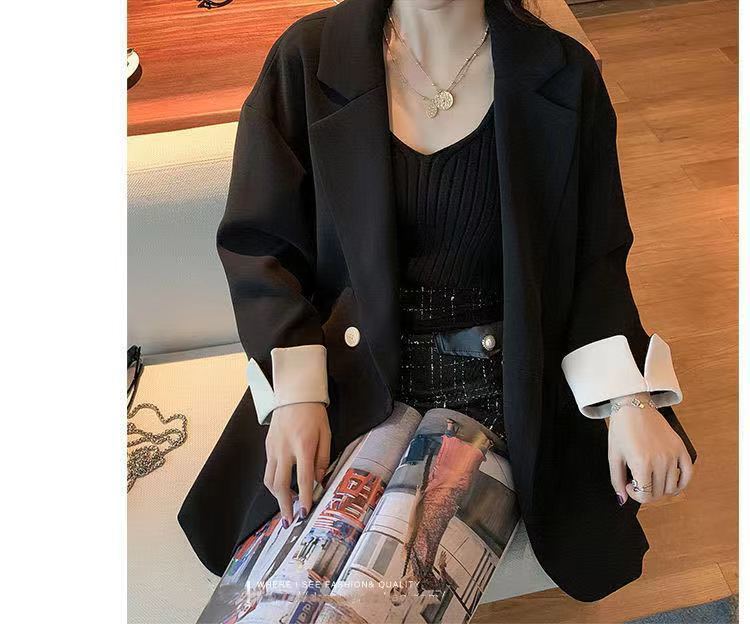 Veste élégante pour femmes à manches longues avec manches contrastées Chic & Stil