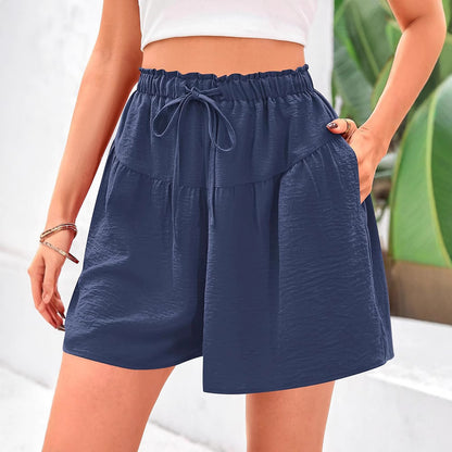 Shorts de détente légers plissés pour femmes Chic und Stil