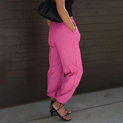 Dames Décontracté Coupe Légère Pantalons Chic und Stil
