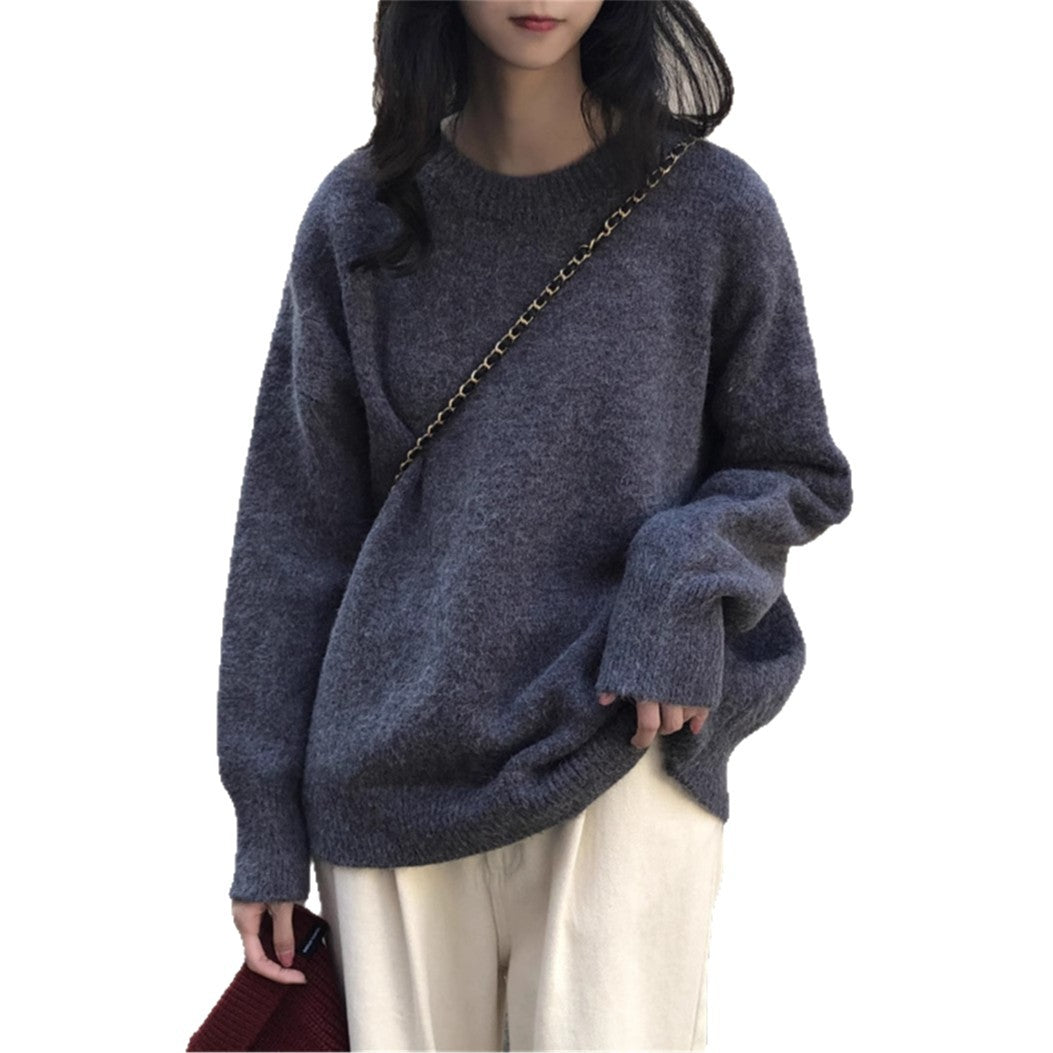 Oversized knitted pullover for women with a soft material and a relaxed fit Chic and Style
