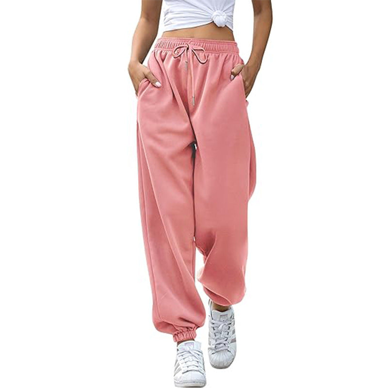 Casual pants for women with elastic waistband and side pockets Chic and Style
