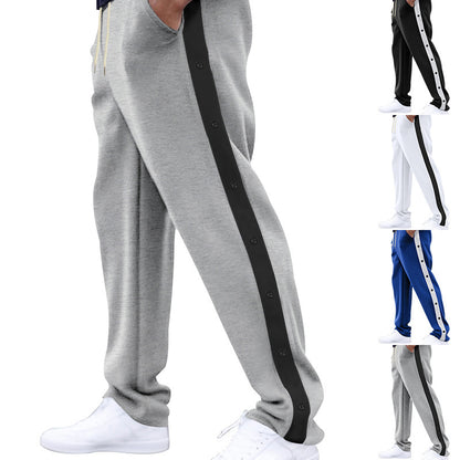 Sport leisure pants for women with snap buttons on the sides Chic und Stil
