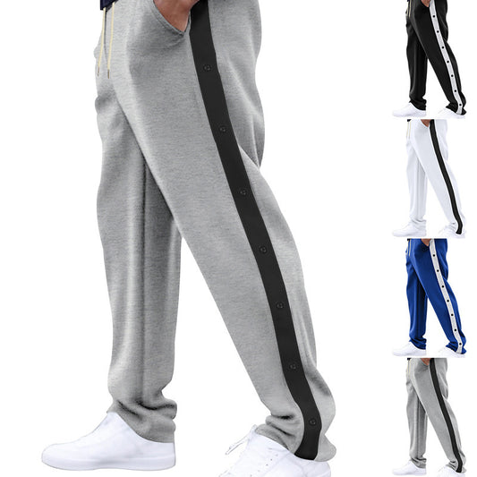 Sport leisure pants for women with snap buttons on the sides Chic und Stil