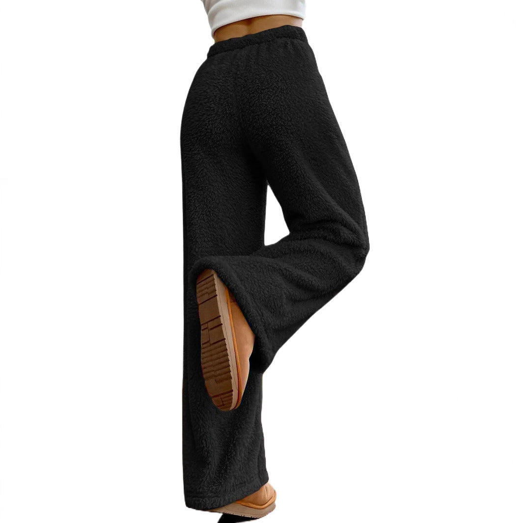 Women plush pants comfortable Chic and Style