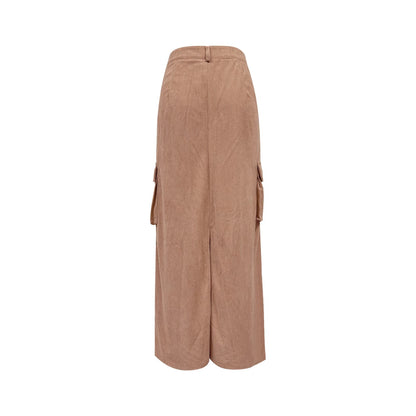 Jupe maxi femme avec poches cargo pratiques et détails de boutons Chic und Stil