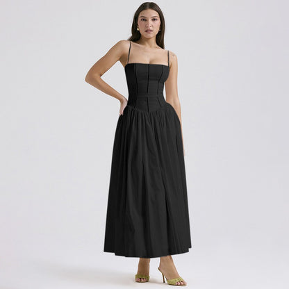 Robe maxi sans bretelles élégante Chic und Stil