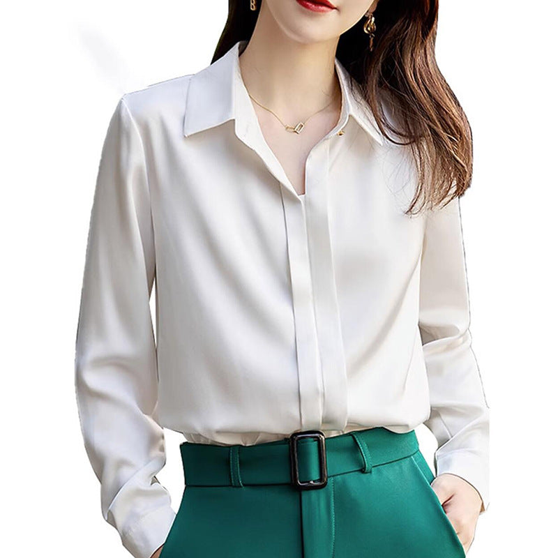 Chemisier classique à boutons Chic und Stil pour femmes