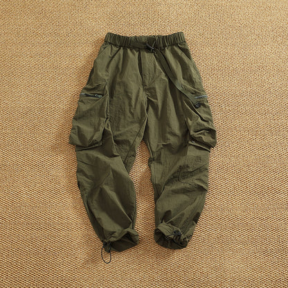 Men's cargo pants with practical pockets and elastic waistband Chic and Style