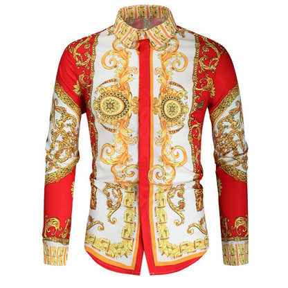 Chemise de luxe pour hommes avec un impressionnant motif baroque Chic und Stil