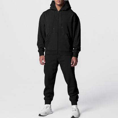 Man Hoodie and Jogging Pants Set Sport Chic and Style