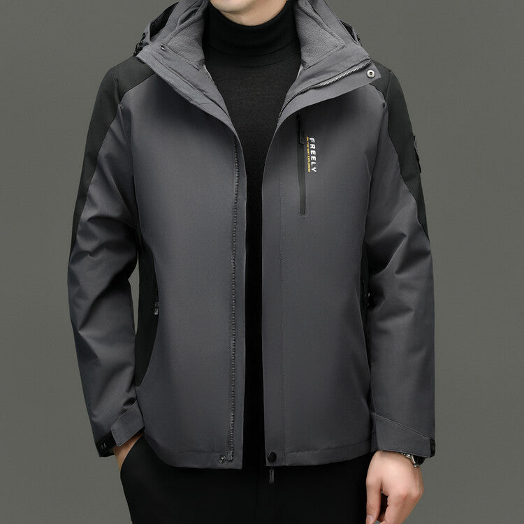 Functional jacket for men with innovative water-repellent properties Chic and Style