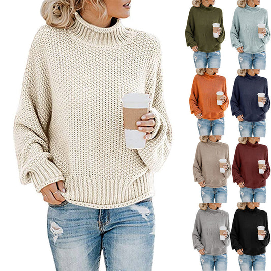 Dames Grand Pull en Tricot Chic und Stil
