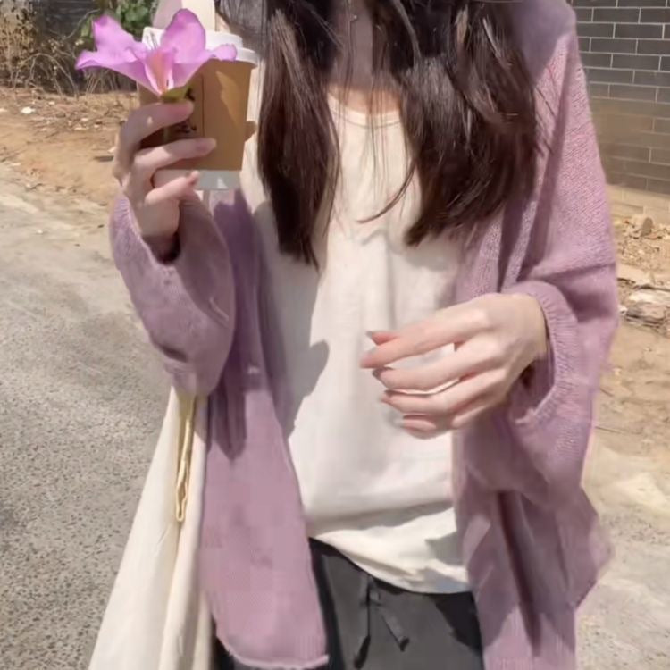 Dames cardigan moelleux avec coupe décontractée et manches douces Chic und Stil