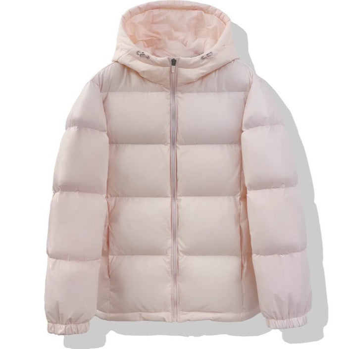 Functional jacket for ladies with a voluminous cut and side pockets.