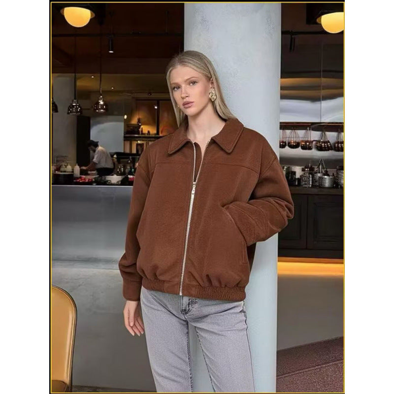 Dames décontractée en cuir véritable Chic und Stil