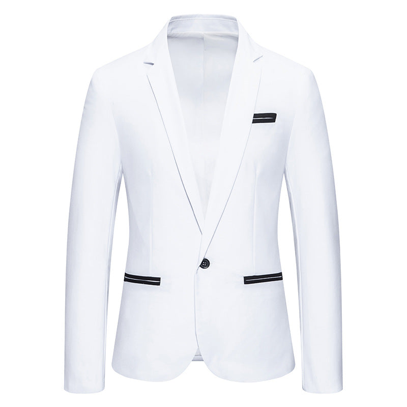Elegant men's jacket with a modern cut and delicate Chic and Style accents