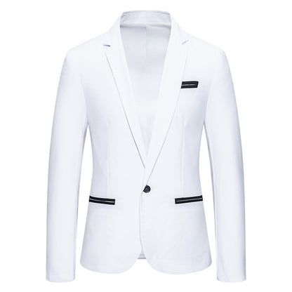 Elegant men's jacket with a modern cut and delicate Chic and Style accents
