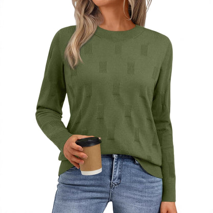 Pull en tricot pour femmes avec motif texturé et coupe décontractée Chic und Stil