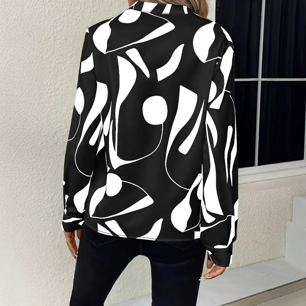 Blouse haute couture pour femmes avec motif moderne Chic und Stil