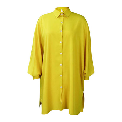Chemise blouse oversize confortable pour femmes avec des manches en forme de ballon Chic und Stil