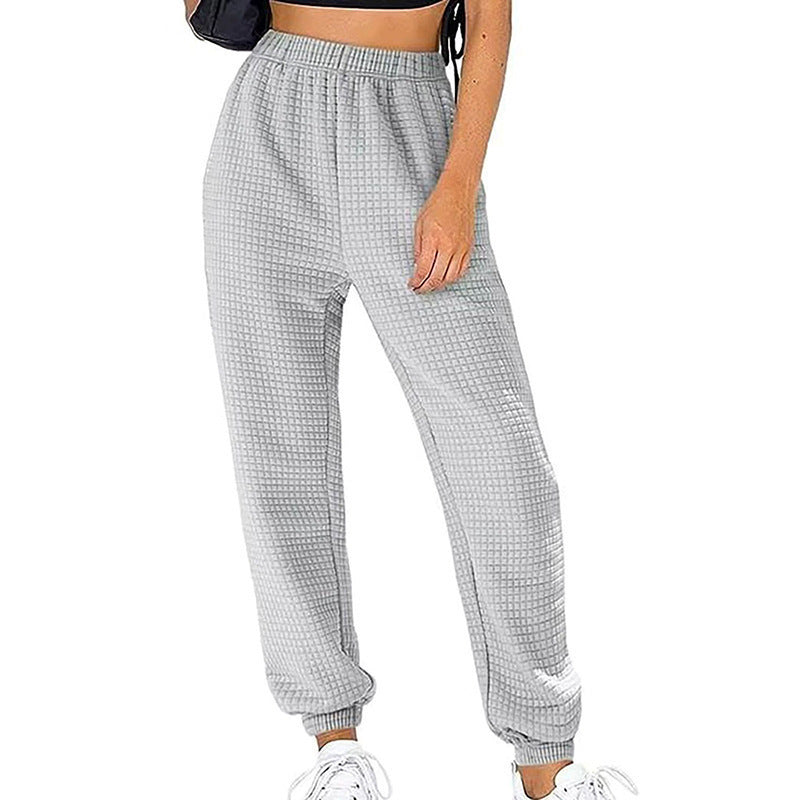 Pantalon de loisirs à structure gaufrée Chic und Stil pour femmes