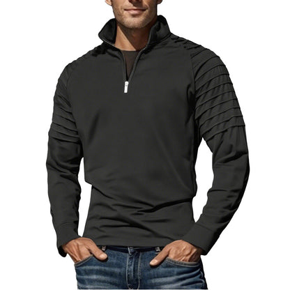 Pull fonctionnel pour hommes avec demi-zip et design moderne Chic und Stil