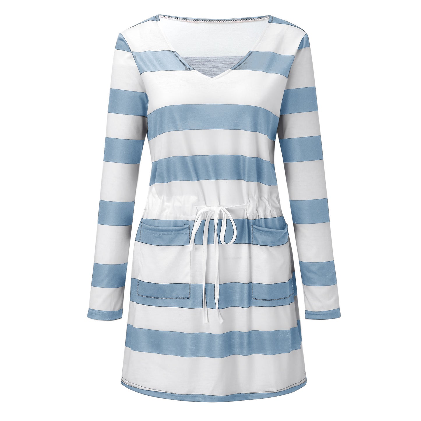 Robe shift à blocs de couleur pour femmes avec taille réglable Chic und Stil