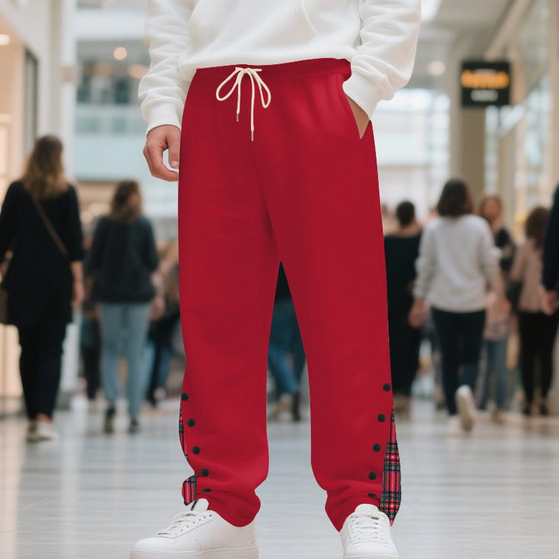 Casual cargo shorts for men with practical drawstring and trendy checked design Chic and Style