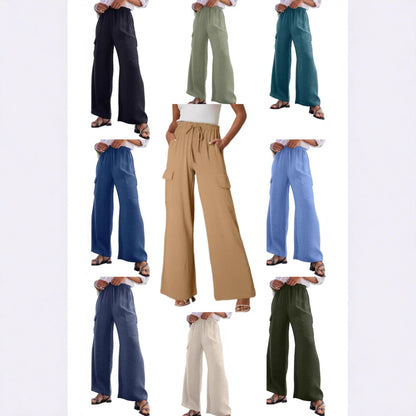 Women Lightweight Jersey Cargo Pants Chic and Style