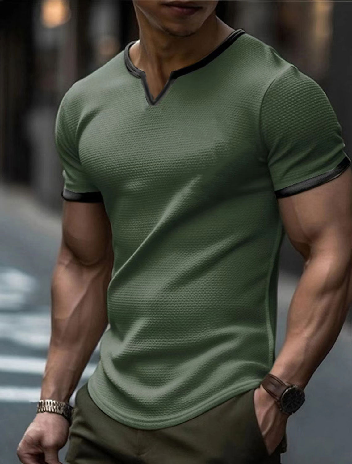 T-shirt de sport pour hommes Chic und Stil